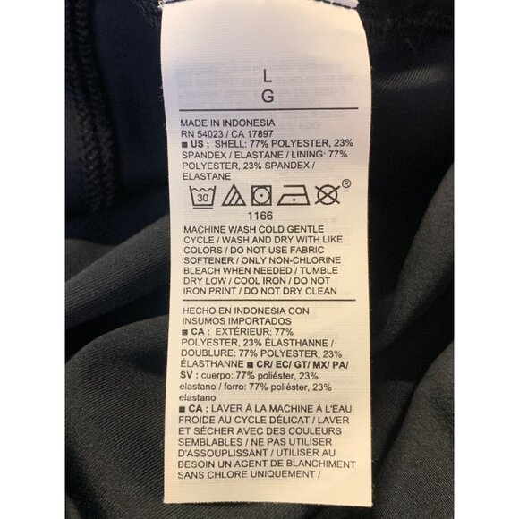 Old Navy Size Large Active Womens Powersoft Black Jumpsuit Twist Athleisure New - Picture 5 of 5